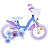 Disney Frozen 2 Kinderfahrrad - Mädchen - 14 inch - Blau / Lila