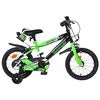 Volare Sportivo Kinderfiets - Jongens - 14 inch - Groen Zwart - Twee Handremmen