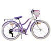 Volare Lovely Kinderfahrrad - Mädchen - 24 Zoll - Lila - 7 Gänge