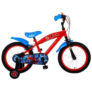 Ultimate Spider-Man Kinderfahrrad - Jungen - 16 Zoll - Blau/Rot - Zwei Handbremsen