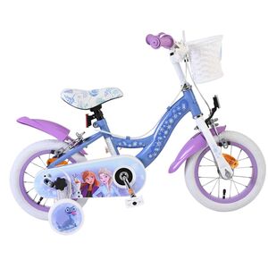 Disney Frozen 2 Kinderfiets - Meisjes - 12 inch - Blauw/Paars - Twee handremmen