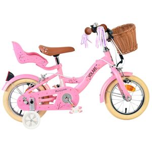 Volare Blossom Kinderfiets - Meisjes - 12 inch - Roze - Twee handremmen