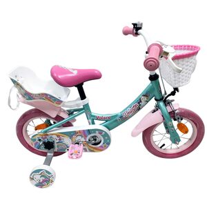 Volare Unicorn Kinderfiets - Meisjes - 12 inch - Groen
