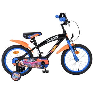 Hot Wheels Kinderfiets - Jongens - 16 inch - Zwart Oranje Blauw