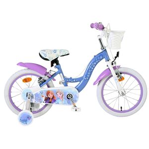 Disney Frozen 2 Kinderfiets - Meisjes - 16 inch - Blauw/Paars - Twee handremmen