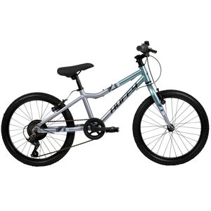 Literide Kinderfiets - Jongens - 20 inch - Turquoise/Zilver - Twee handremmen