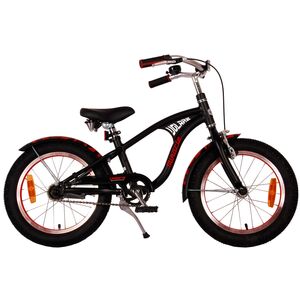 Volare Miracle Cruiser Kinderfahrrad - Jungen - 16 Zoll - Mattschwarz - Prime Collection