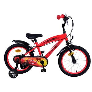Disney Cars Kinderfahrrad - Jungen - 16 Zoll - Rot - 2 Handbremsen