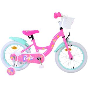 Barbie Kinderfahrrad - Mädchen - 16 Zoll - Rosa - Zwei Handbremsen
