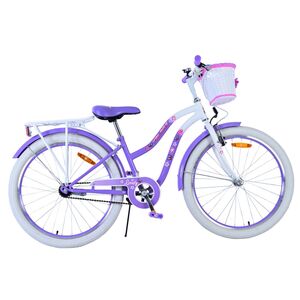 Volare Lovely Kinderfahrrad - Mädchen - 24 Zoll - Lila