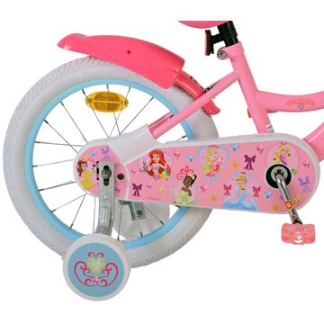 Disney Princess Kinderfahrrad - Mädchen - 16 Zoll - Rosa - Zwei-Hand-Bremsen