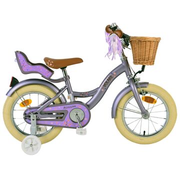 Volare Blossom Kinderfiets - Meisjes - 14 inch - Paars