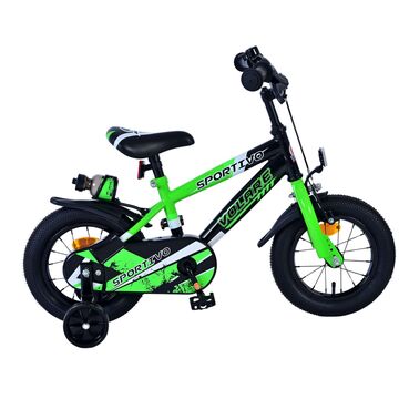 Volare Sportivo Kinderfiets - Jongens - 12 inch - Groen Zwart
