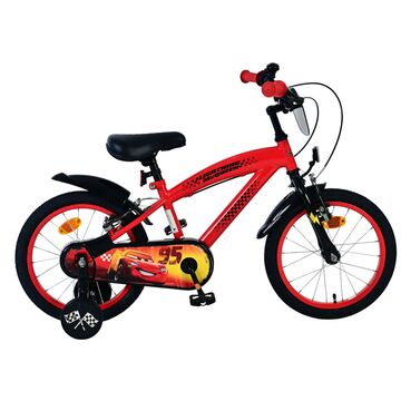 Disney Cars Kinderfiets - Jongens - 16 inch - Rood - Twee handremmen