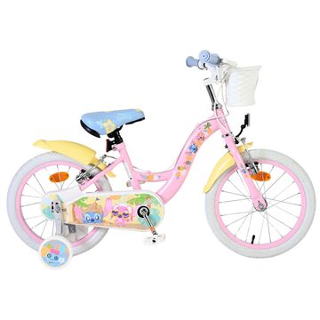 Disney Stitch Kinderfiets - Meisjes - 16 inch - Roze - Twee handremmen