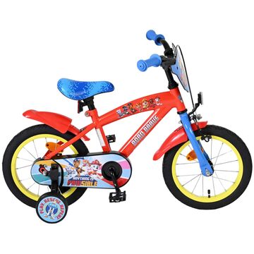 Paw Patrol Kinderfiets - Jongens - 14 inch - Rood/Blauw