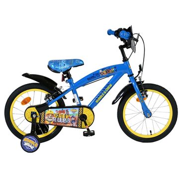 Rubble & Crew Kinderfiets - Jongens - 16 inch - Blauw - Twee handremmen