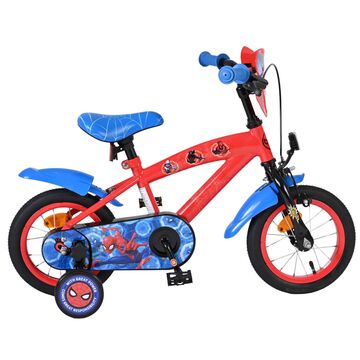 Spider-Man Kinderfiets - Jongens - 12 inch - Blauw/Rood