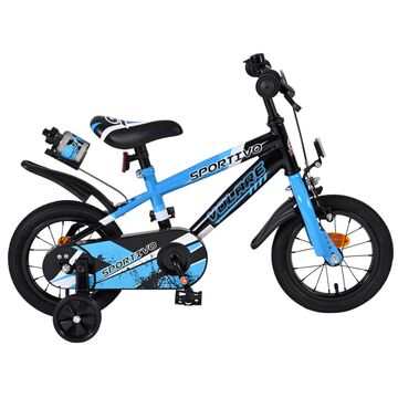 Volare Sportivo Kinderfiets - Jongens - 12 inch - Blauw Zwart