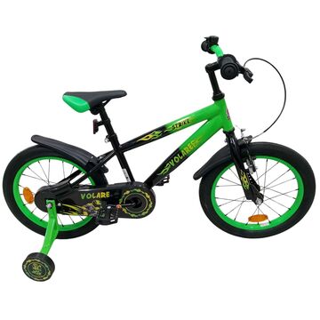 Volare Strike Kinderfiets - Jongens - 16 inch - Zwart Groen