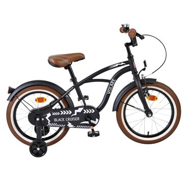 Volare Black Cruiser Kinderfiets - Jongens - 16 inch - Zwart