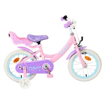 Volare Olivia Kinderfiets - Meisjes - 14 inch - Roze