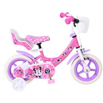 Disney Minnie Kinderfiets - Meisjes - Mag Wheels - 12 inch - Roze