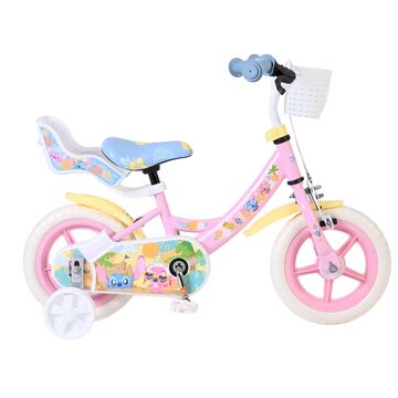 Disney Stitch Kinderfiets - Meisjes - Mag Wheels - 12 inch - Roze