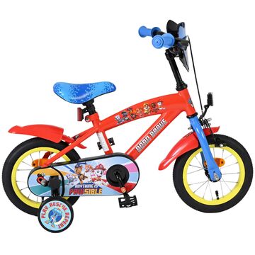 Paw Patrol Kinderfiets - Jongens - 12 inch - Rood/Blauw