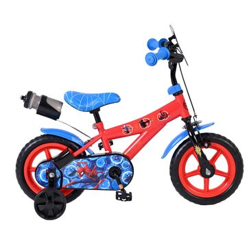 Spider-Man Kinderfiets - Jongens - Mag Wheels - 12 inch - Rood