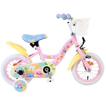 Disney Stitch Kinderfiets - Meisjes - 12 inch - Roze