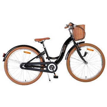 Volare Ashley Kinderfiets - Meisjes - 24 inch - Zwart - Nexus 3