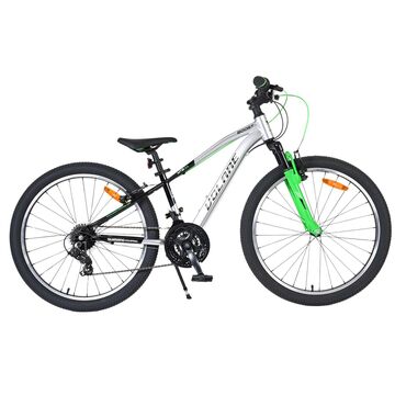 Volare Boost Kinderfiets - 24 inch - 21 Speed - Zilver/Groen
