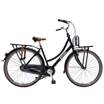 Volare Oma Classic Kinderfiets – Meisjes – 28 inch - M - Zwart - Nexus 3 versnellingen