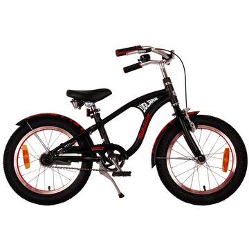 Volare Miracle Cruiser Kinderfahrrad - Jungen - 16 Zoll - Mattschwarz - Prime Collection