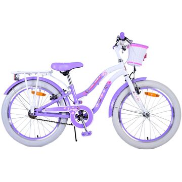 Volare Lovely Kinderfahrrad - Mädchen - 20 Zoll - Lila - Zweihandbremsen