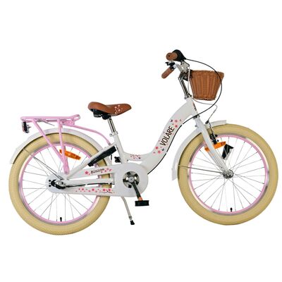 Volare Blossom Kinderfahrrad - Mdchen - 20 Zoll - Wei - Nexus 3 Gnge