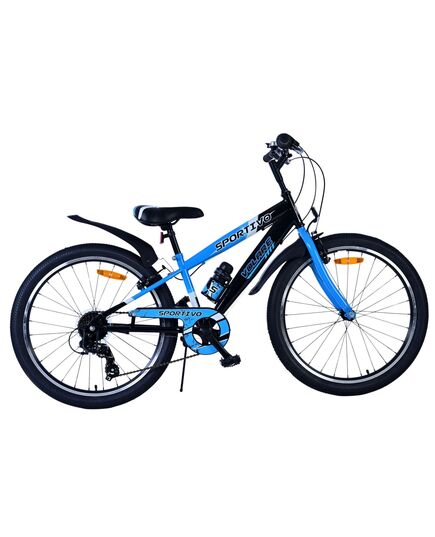 Volare Sportivo Kinderfahrrad – Jungen – 24 Zoll – 7 Gänge – Schwarz Blau