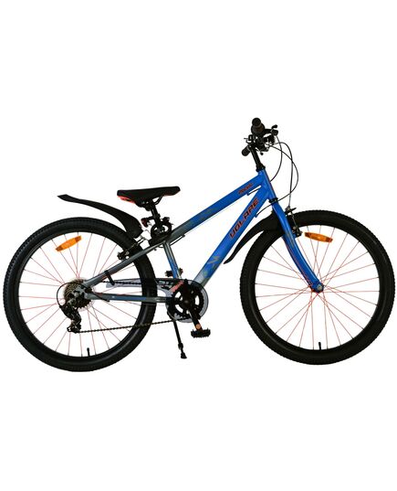 Volare Rocky Kinderfahrrad - 24 Zoll - Blau - 7 Gänge