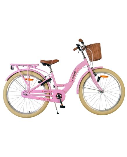 Volare Blossom Kinderfahrrad - Mädchen - 24 Zoll - Rosa - Zweihandbremsen