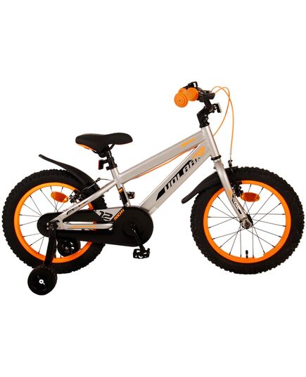 Volare Rocky Kinderfahrrad - Jungen - 16 Zoll - Grau