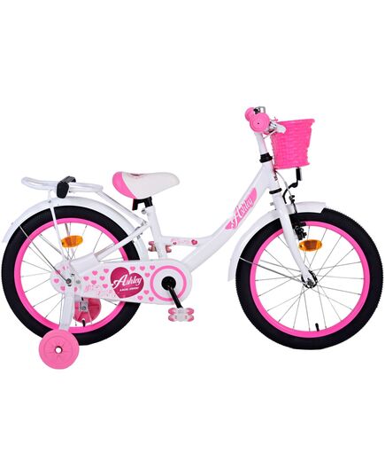 Volare Ashley Kinderfahrrad - Mädchen - 18 Zoll - Weiß