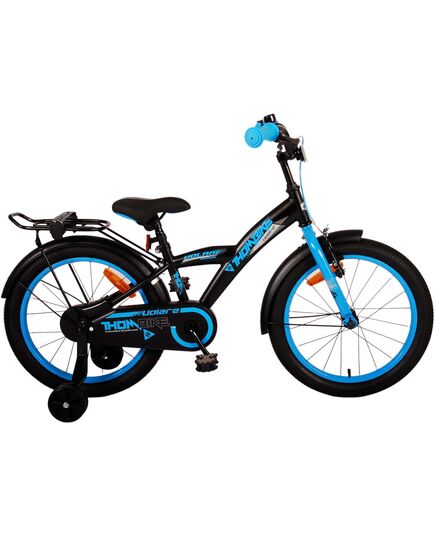 Volare Thombike Kinderfahrrad - Jungen - 18 Zoll - Schwarz Blau
