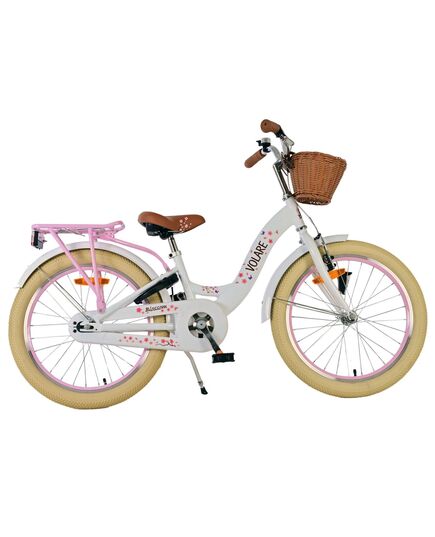 Volare Blossom Kinderfahrrad - Mädchen - 20 Zoll - Weiß