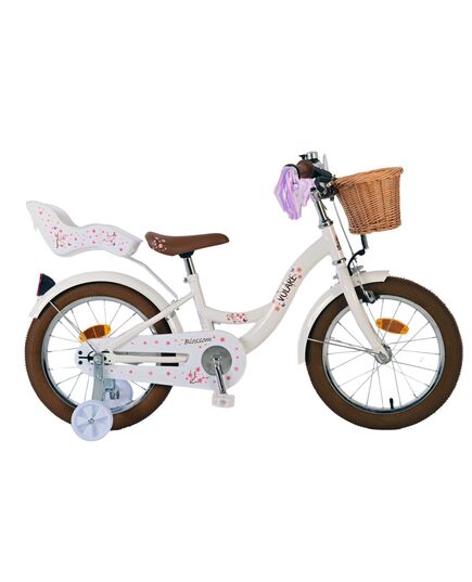Volare Blossom Children's Bicycle - Girls - 16 inch - White