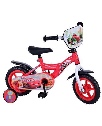 Disney Cars Kinderfahrrad - Jungen - 10 Zoll - Rot - Fester Gang