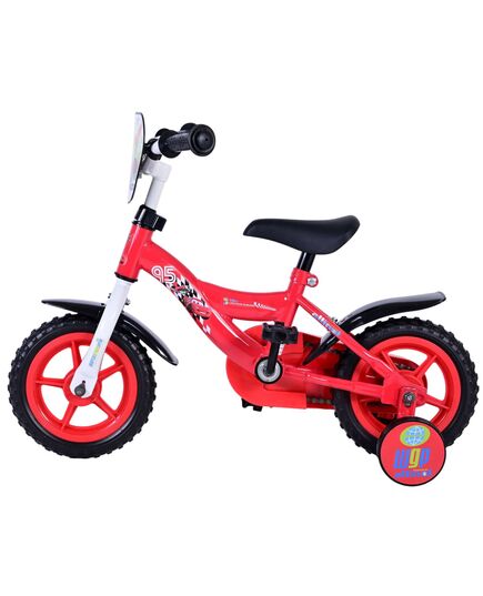 Disney Cars Kinderfahrrad - Jungen - 10 Zoll - Rot - Fester Gang