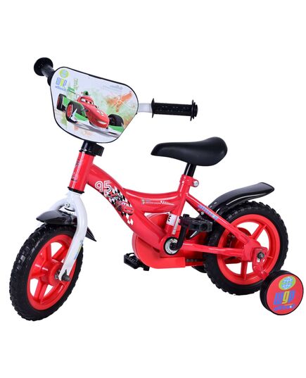 Disney Cars Kinderfahrrad - Jungen - 10 Zoll - Rot - Fester Gang