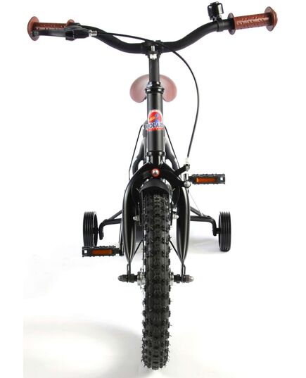 Volare Black Cruiser Kinderfahrrad - Jungen - 14 Zoll - Schwarz - 95% zusammengebaut