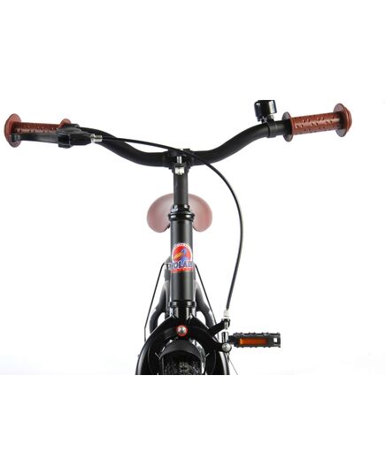 Volare Black Cruiser Kinderfahrrad - Jungen - 14 Zoll - Schwarz - 95% zusammengebaut